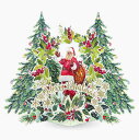 クリスマスを華やかに演出！ CHRISTMAS CARD PANORAMA POPUP WREATH クリスマスパノラマポップアップカード　リース 飾って楽しめる華やかな立体ポップアップカードです！ 裏面にメッセージを書くことができます。 クリスマスのオブジェとして飾るとかわいい♪ プレゼントに添えるのもおすすめです。 心温まるメッセージを添えて大切な人に送ってみませんか？ 製品仕様 　封筒サイズ：　幅17cm×高さ24.5cm 　付属品：　封筒 　※本体に金箔押 　※郵送の際には、郵便局で送料をお確かめください。