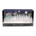 クリスマス キュービックポップアップカード タウン XC-129752 アートプリントジャパン クリスマスカード 封筒付き ツリー メッセージカード クリスマス...