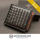 メンズ 財布 二つ折り コードバン 二つ折り財布 財布 折り財布 折財布 サントオム ウォレット メッシュ 編込み(さいふ 長サイフ 紳士 メンズ財布 二つ折り財布 ホースハイド イントレチャート プレゼント ギフト)