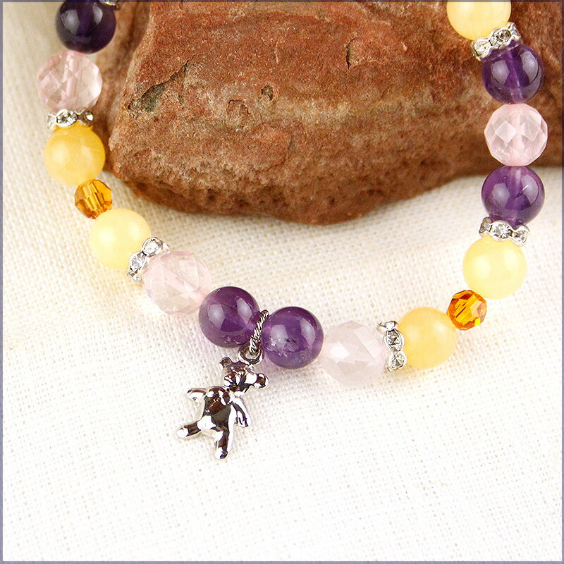 パワーストーンブレス パワーストーン ブレスレット　レディース　メンズ　天然石 アメジスト イエローカルサイト ローズクォーツ【恋愛】 ブレス アクセサリー アクセ 開運 ファッション プレゼント 2026