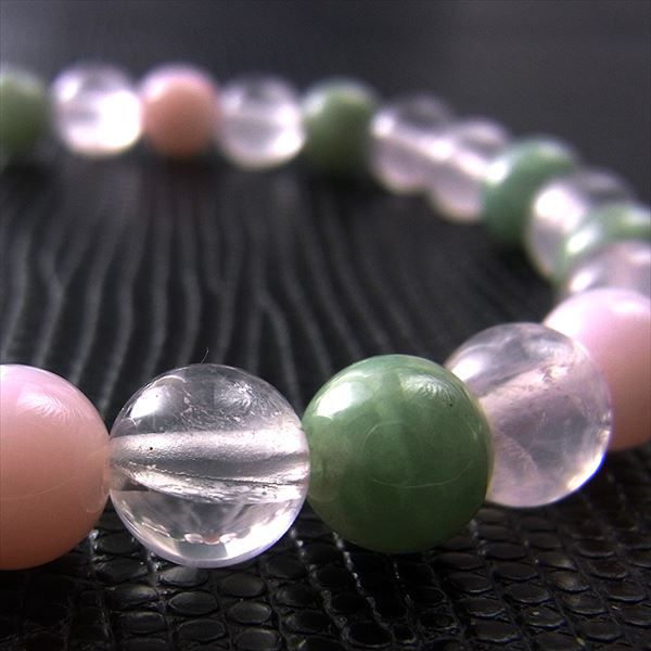 パワーストーン パワーストーン ブレスレット レディース メンズ 天然石 翡翠 ジェイド ひすい ピンクオパール ローズクォーツ【仕事運】【恋愛運】【人間関係】【家庭運】【厄除け】 2025 巳年 令和7年 蛇 へび