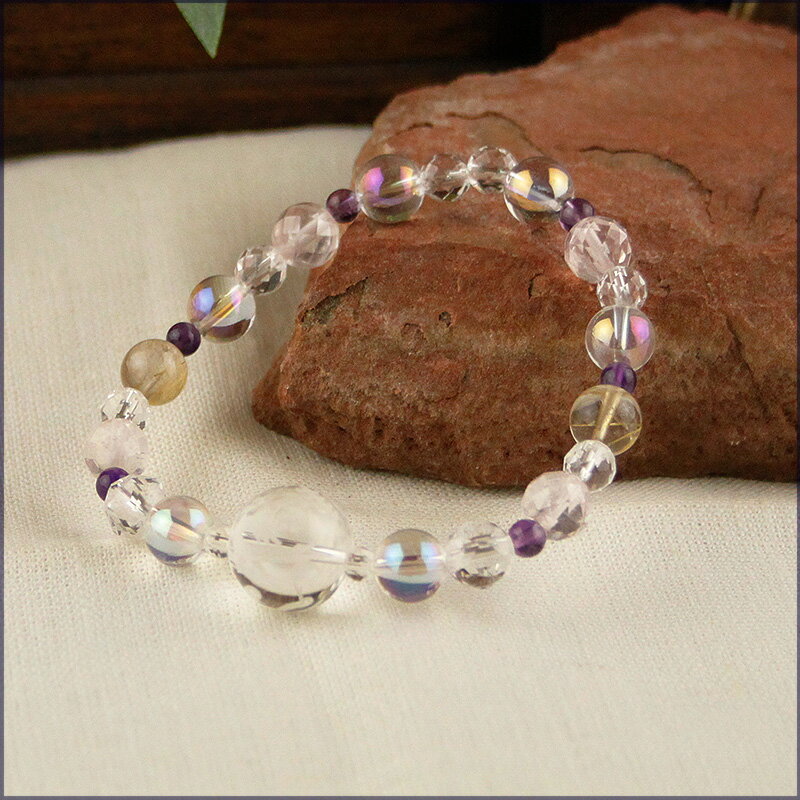 パワーストーン パワーストーン ブレスレット レディース メンズ 天然石 ルチルクォーツ ローズクォーツ アメジスト 水晶 クォーツ 【仕事運】【金運】【恋愛運】【健康運】 2026