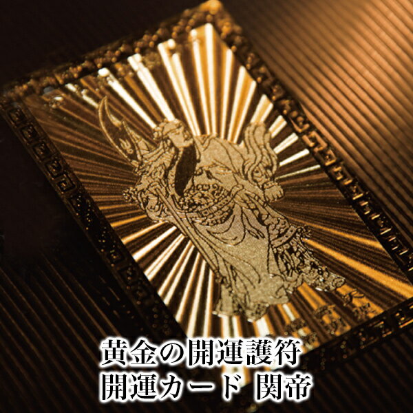 【関帝】 開運カード 開運グッズ 開運護符 護符カード 金運カード 金運アップ 金運 財布 開運祈願 金運財布 長財布 財運 金運アップ祈願 金運UP祈願 風水...