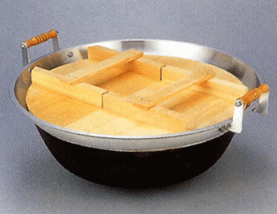 【メーカー直送】まかないくん85型用平釜 木蓋付 (防災備蓄の倉庫番 災害対策本舗)