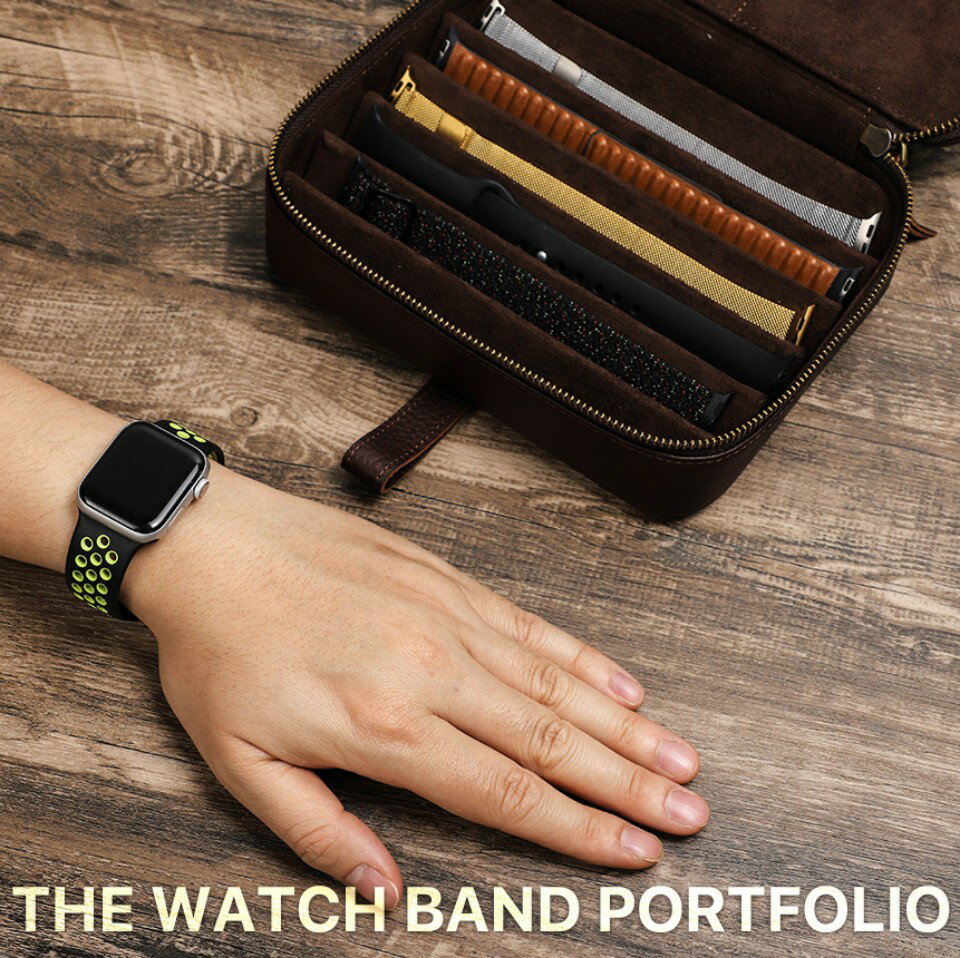 【 クーポン利用で10%OFF！ 】送料無料 apple watch 腕時計ケース 本革 時計ケース持ち運び 便利 ウオッチケース 収納ボックス コレクションケース 本革 持ち運び コンパクト プレゼント 見せる収納 メンズ 高級コーヒー 時計ボックス コレクション 収納