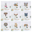 【16-22日!クーポン利用で15%OFF】送料無料 刺繍キット5D 風鈴 壁掛け ダイヤモンドアート キット ビーズ刺繍 初心者 ダイヤモンドペインティングイ...