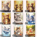【 クーポン利用で10%OFF!! 】送料無料 数字油絵 人気オリジナルデザイン 父の日 油絵塗り絵 フレーム付 動物 猫 ボトルシップ 大人の塗り絵 数字塗り...