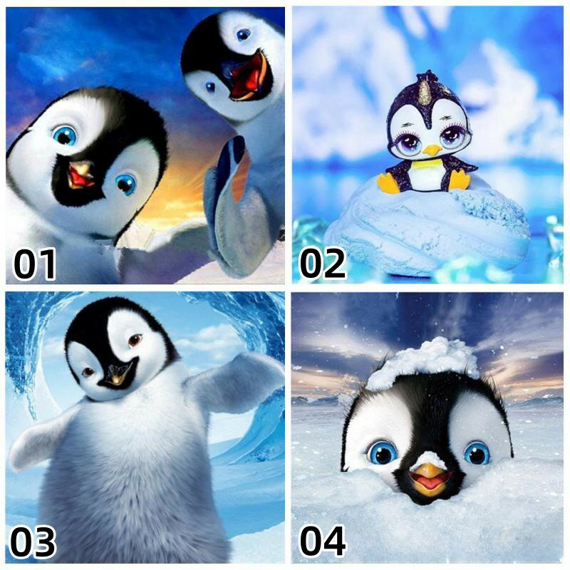 送料無料 刺繍キット 5D ダイヤモンドアート ペンギン ビーズ刺繍 初心者 ダイヤモンドペインティングインテリア 趣味 ハンドメイド クロスステッチ ダイアモンドアート 壁アート 手芸 ダイヤモンド絵画 DIY 大人 子供