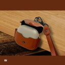 【 3-11日!クーポン利用で15%OFF】送料無料 Shokz OpenFit ケース PUレザー カバー ビンテージ風 シンプル ストラップ付き 充電穴付き...
