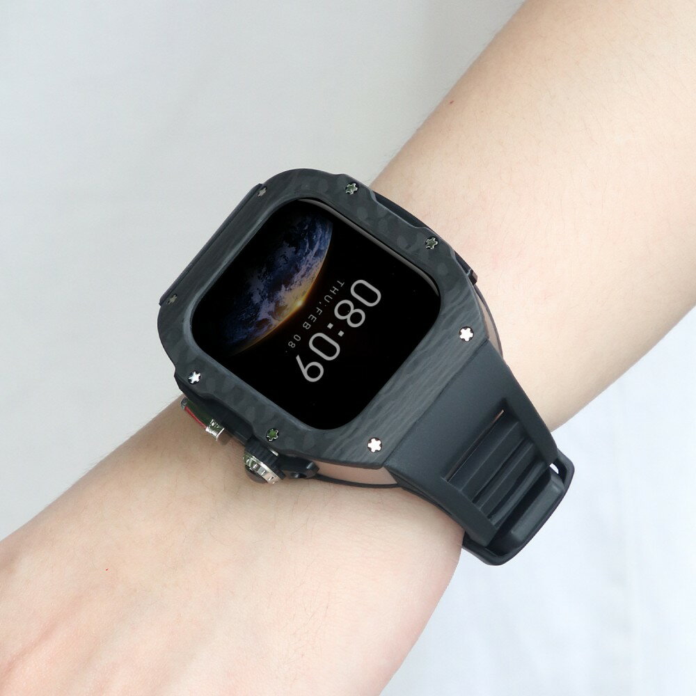 【17-23日！15%OFFクーポン配布中】送料無料 apple watch s11 バンド Apple Watch S11バンド Apple watch 11 交換用バンド 46mm Apple Watch S11 42mm 炭素繊維一体型 バンド レザーストラップ apple watch 42mm 46mm 炭素繊維カバーバンド レザー メンズ