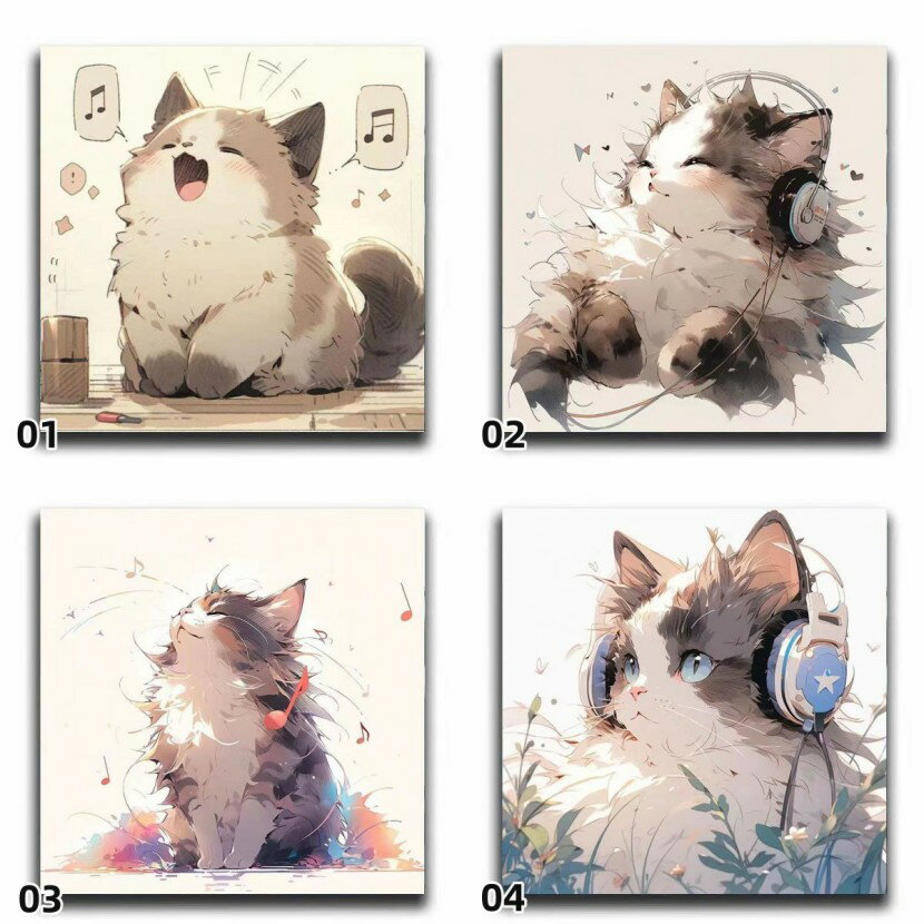 送料無料 数字油絵 人気オリジナルデザイン 父の日 油絵塗り絵 フレーム付 音楽の猫 ボトルシップ 大人の塗り絵 風景画 数字塗り絵 数字絵 ギフト 壁飾り 絵...