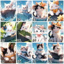 【10%OFFクーポン配布中】送料無料 刺繍キット 5Dダイヤモンドアート キット ビーズ刺繍 漫画 猫 初心者 ダイヤモンドペインティングインテリア 趣味 ハンドメイド クロスステッチ ダイアモンドアート図案印刷 壁アート 壁飾り 手芸