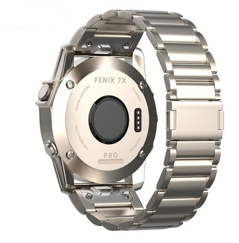 【クーポン利用で10%OFF】送料無料 Garmin Fenix5/5XPlus/Fenix6Xpro 磁気吸着 バンド チタン合金 ベルト Garmin Fenix 8 バンド Garmin Fenix 7x 交換用バンドGarmin Fenix 6xpro バンド プレゼント レザー メンズ 高級感 バンド