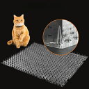 【 クーポン利用で10%OFF】送料無料 猫よけシート 猫よけグッズ ねこ 撃退 イタズラ防止 野良猫対策 プラスチック ベランダ 猫除け 工場 花壇 ガーデニング 庭 ガーデン 屋外 33*42*2CM 8枚/10枚セット 透明