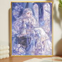 【1-7日!クーポン利用で15%OFF】送料無料 刺繍キット 5D 大型 漫画 少女 ダイヤモンドアート キット ビーズ 上級者向け フル ダイヤモンドペインテ...