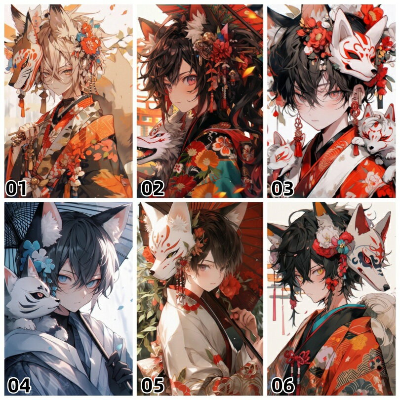 【10%OFFクーポン配布中】送料無料 刺繍キット 5Dダイヤモンドアート キット ビーズ刺繍 キツネ 九尾狐 初心者 5Dダイヤモンド ペインティングインテリア 趣味ハンドメイド クロスステッチ ダイアモンドアート図案 壁アート 壁飾 手芸 ダイヤモンド画 DIY 大人子供