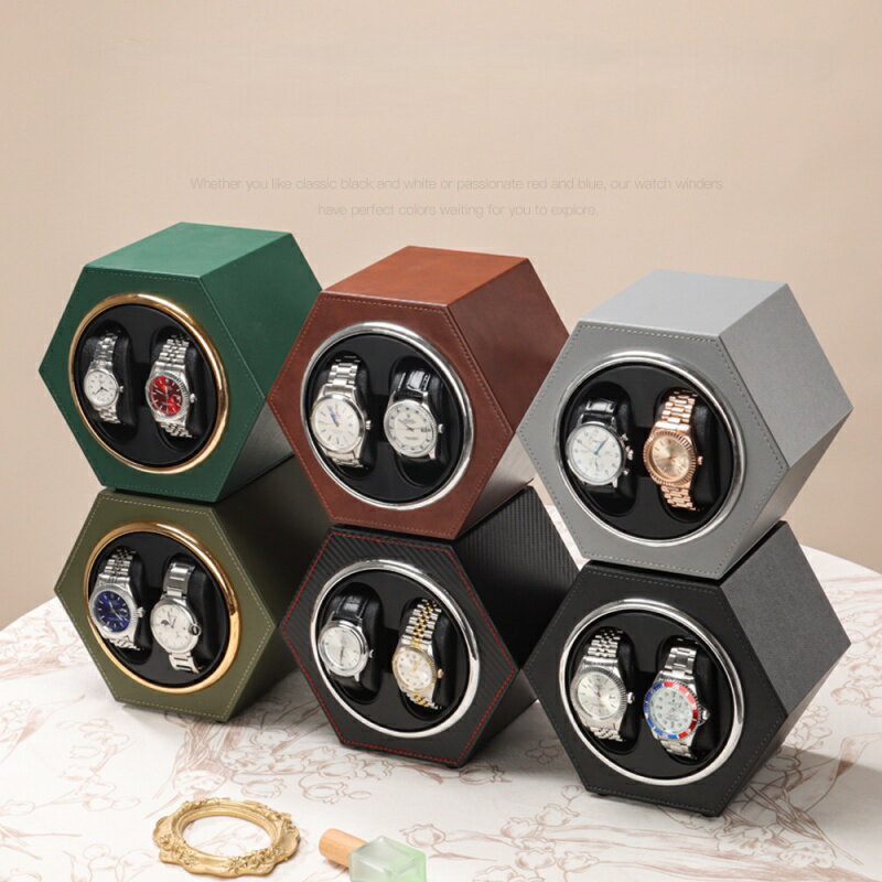 【クーポン利用で10%OFF】送料無料 ワインディングマシーン 自動巻き上げ機 2本 静音 腕時計 ウォッチワインディングマシーン 自動巻き時計 ブラック ワインレッド USB DC 給電 時計 高級感 木製 プレゼント ギフト