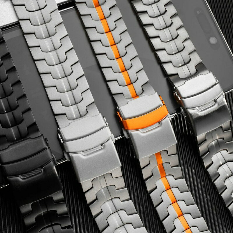 【10%OFFクーポン配布中】送料無料 Garmin Fenix5/5XPlus/Fenix6Xpro バンド チタン合金 ベルト Garmin Fenix 8 バンド Garmin Fenix 7x 交換用バンドGarmin Fenix 6xpro バンド プレゼント レザー メンズ 高級感 バンド