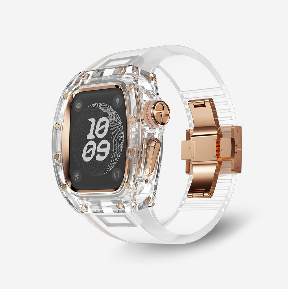 【クーポン利用で10%OFF】送料無料 Apple Watch S11バンド TR90 プラスチックケース 一体型 交換用バンド Apple Watch series 9 8 バンド Apple Watch SE2 44mm Apple Watch series 6 5 4 Apple watch ultra / ultra 49MM バンド Apple Watch S11/10 バンド レザー
