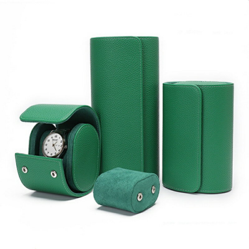 【12-20日！クーポン利用で16%OFF】送料無料 グリーン 腕時計ケース 時計ケース持ち運び 便利 1/2/3本..