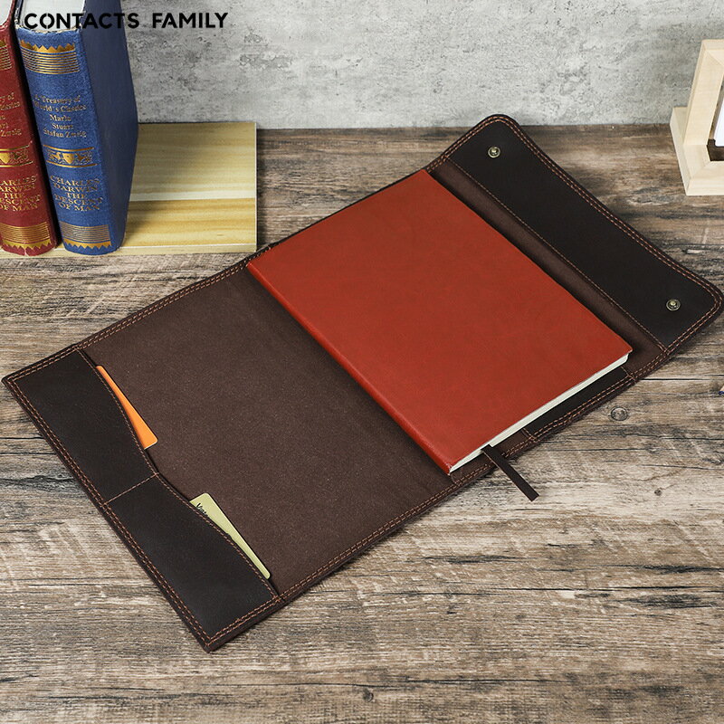 【10%OFFクーポン配布中】送料無料高機能 ノートカバー B5 本革 手帳 ほぼ日手帳 大学ノート メモ帳 対応 iPadmini 手帳カバー ペン ホルダー...