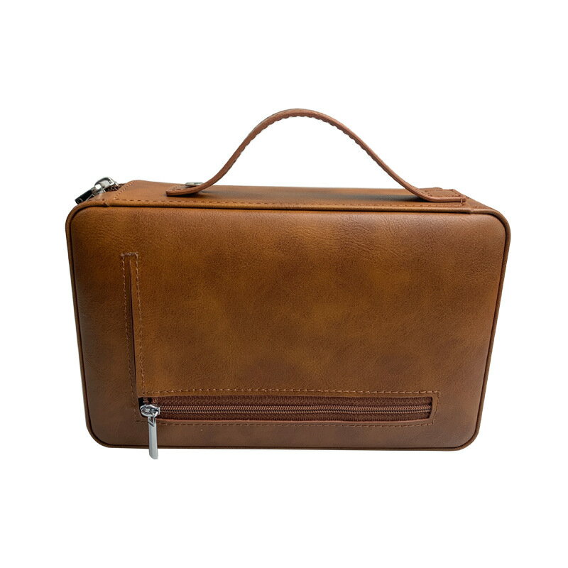 【クーポン利用で10%OFF】送料無料 葉巻ケース シガーケース 保湿 携帯 喫煙器具 レザー 皮サック 4本用 本革製品 ポータブル 父の日 贈り物 プレゼント 松木 旅行葉巻ヒュミドールボックス