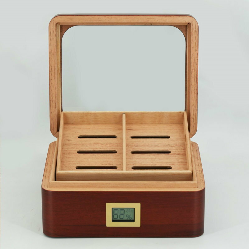 【クーポン利用で10%OFF】送料無料 パスワードロック 葉巻ケース シガーケース 保湿 携帯 喫煙器具 松木製品 ケース ポータブル 父の日 贈り物 プレゼント 松木 40本用