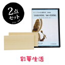 こころの仏像彫刻シリーズ「紗綾形模様」「麻の葉模様」【DVD+材料(2本)】