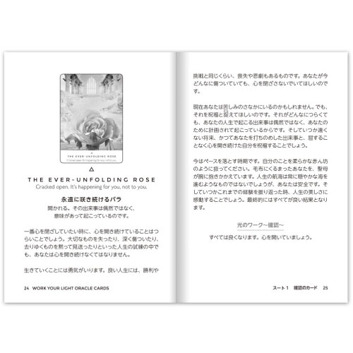 ワークユアライトオラクルカード 日本語解説書付【あす楽】