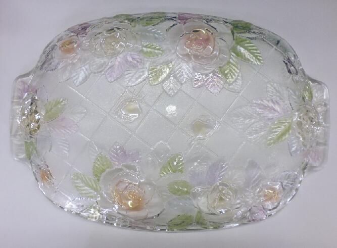 ガラス食器 大皿 オードブル皿（在庫品のためワケあり）* saikatu-10013258 エルショップ サンプル画像2