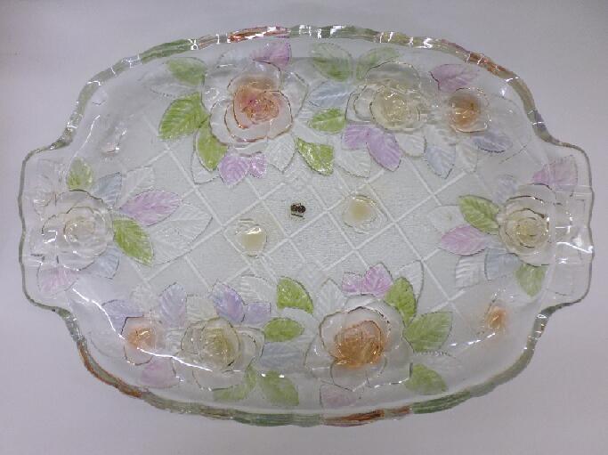 ガラス食器 大皿 オードブル皿（在庫品のためワケあり）* saikatu-10013258 エルショップ パッケージ画像