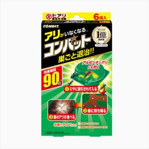 金鳥 アリがいなくなるコンバット 6個入