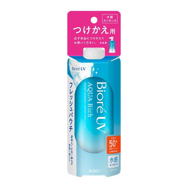 ビオレUV アクアリッチウォータリーエッセンス フレッシュパウチ 付替用 120g