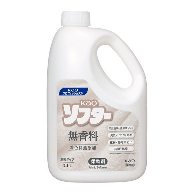 樂天商城 - 【ケース販売/6個】Kao ソフター 無香料 2.1L ×6本【沖縄県・離島除く】