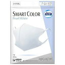 〇ユニチャーム 超快適マスク SMART COLOR(スマートカラー) Pearl White(パールホワイト) ふつう 7枚 ＜製品詳細＞ ◇ノーズフィット無しでもスキマが少ない超快適市場最軽量設計*を実現！ ◇立体形状だから圧迫感が少ない着け心地。 ◇なじみやすいカラーで日常使用に最適！ ◇6mm幅のスリムやわらか耳かけで、耳が痛くなりにくい。 ◇99％カットフィルタ**でしっかりブロック。 *超快適内大人用ふつうサイズ比較 **フィルタ部の捕集効率試験平均値(ウイルス飛沫：VFE試験、花粉：花粉捕集効率試験) ※使い捨て商品のため、機能性の維持・衛生面から1日1枚の使用をおすすめしています。 ※お子様の睡眠時のご使用は安全性を考慮し、お控えください。 ＜原材料＞ 本体・フィルタ部：ポリオレフィン 耳かけ部：ポリエステル・ポリウレタン ＜対象＞ 風邪・花粉・PM2.5 ※咳やくしゃみ等のウイルス全般の飛沫に対応します。 ※マスクは感染(侵入)を完全に防ぐものではありません。 ＜使用上の注意＞ ・個人差により、眼鏡が曇る場合がありますので、運転の際などは十分にご注意ください。 ・本品は使いきり商品です。洗濯による再使用はできません。 ・耳かけを引っ張りすぎると、ゆるくなることがあります。 ・本品は有害な粉塵やガス等の発生する場所でのご使用はできません。 ・肌に異常がある場合は、使用しないでください。 ・万一、肌にかゆみ・かぶれ・しめつけや擦れによる異常があらわれた場合は、直ちにご使用をやめ、医師にご相談ください。 ・万一、臭いにより気分が悪くなった場合は、ご使用をおやめください。 ・お子様の睡眠時のご使用は、安全性を考慮し、お控えください。 ・乳幼児の手の届かない所に保管してください。 ・高温多湿な場所、直射日光の当たる場所での保管は避けてください。 ・火気のそばでのご使用はおやめください。 ＜原産国＞ 中国 ＜メーカー＞ ユニ・チャーム株式会社 お問い合わせ先 TEL：0120-011-529 受付時間(祝日を除く)：月曜日〜金曜日 9:30〜17:00 ＜広告文責＞ エルショップ〇超快適SMART COLOR Ash Gray ふつう 7枚 送料込セット販売はこちらです〇 【超快適マスク アッシュグレイ 7枚 / 10袋セット】 〇超快適SMART COLOR Natural Beige ふつう 7枚 送料込セット販売はこちらです〇 【超快適マスク ナチュラルベージュ 7枚 / 10袋セット】 ※配送先が沖縄県・離島・日本国外の場合、別途運賃が発生いたします。 ※店舗側でご注文を確認後、配送料をお知らせいたします。