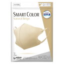 【送料込/80個セット】ユニ・チャーム 超快適マスク SMART COLOR Natural Beige ふつう 7枚 × 80袋