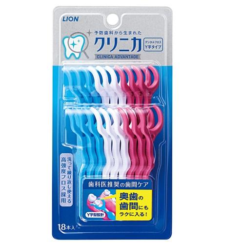 【送料込】クリニカアドバンテージ デンタルフロス Y字タイプ 18本入 × 48個セット