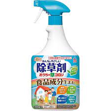 【送料込/15個セット】アースガーデン みんなにやさしい除草剤 おうちの草コロリ スプレー 1000ml × 15本