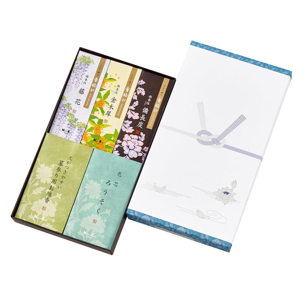 【送料込/20個セット】日本香堂 御香セット1500° 包装品 #66702 ×20個