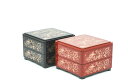 4.5寸角重 折鶴 蓋付き2段セット【ポジティブリスト対応】 【限定品】 【お花見 運動会 お正月 おせち重 弁当 仕出し 結婚式 法事 テイクアウト 持ち帰り 容器 少人数】【日本製】 【Made in Japan, Special price, Lacquered box, Lunch box】