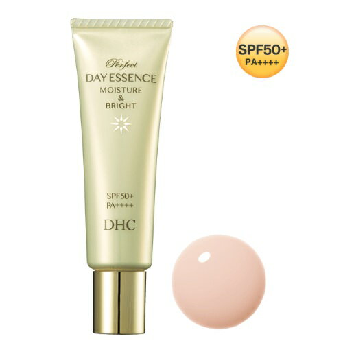 ディーエイチシー 日焼け止め DHC パーフェクト デイエッセンス モイスト＆ブライト 30g 春・夏用 SPF50+ (黄)