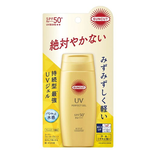 KOSE サンカット パーフェクト UV ジェル 80g (ウォータープルーフ) SPF50+ PA++++ コーセー 日焼け止め KOSE サンカット パーフェクト UV ジェル 80g (ウォータープルーフ) SPF50+ PA++++ コーセー 日焼け止め