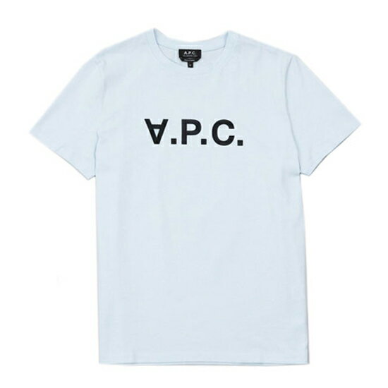 A.P.C. メンズTシャツ 半そで アーペーセー T-SHIRT VPC COLOR H LIGHT BLUE H26943 COBQX IAB ライトブルー サイズM