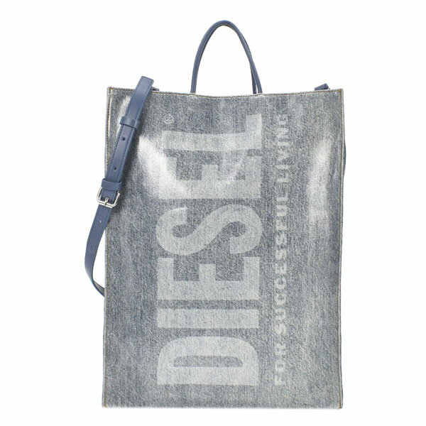 ディーゼル ショルダーバッグ メンズ DIESEL トートバッグ ディーゼル DSL SHOPPER L FD X X08919 P4636 H1410 ブルー