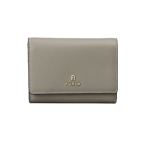 フルラ 革二つ折り財布 レディース フルラ 財布 二つ折り財布 FURLA CAMELIA M COMPACT WALLET FLAP WP00325 ARE M7Y MARMO c グレー系