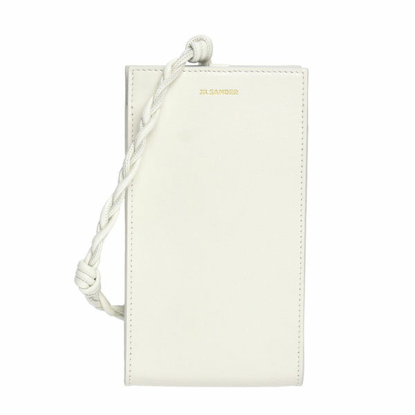 ジルサンダー スマホショルダー メンズ ジルサンダー バッグ スマホショルダー JIL SANDER TANGLE PHONE CASE J07VL0002 106 COSMIC LATTE アイボリー