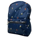 レスポートサック バックパック LESPORTSAC レスポ ミディアムカーソンバックパック 3401 G726 MIFFY AND FRIENDS NAVY ミッフィーコラボ