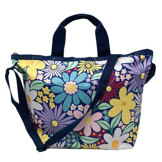 レスポートサック トートバッグ LESPORTSAC レスポ DELUXE EASY CARRY TOTE 4360 E877 FLOWER POP フラワーポップ