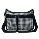 レスポートサック バッグ ショルダーバッグ LESPORTSAC レスポ DELUXE EVERYDAY BAG 7507 U254 GINGHAM CHECK NOIR ギンガムチェックノワール