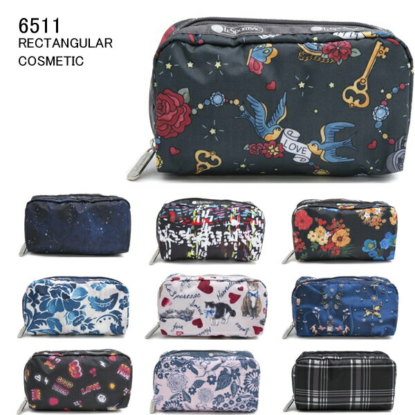 レスポートサック ポーチ（レディース） 【ネコポス出荷】レスポートサック ポーチ 6511 LESPORTSAC レスポ RECTANGULAR COSMETIC 6511